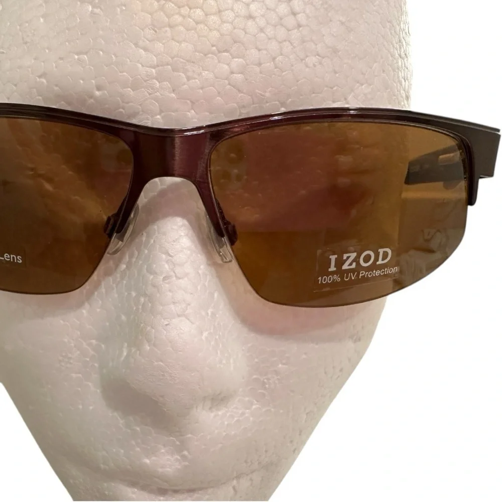 Izod 744 Sport Brown Polarized Men’s Sunglasses